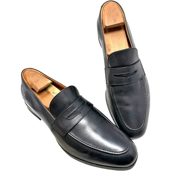Wolf and Shepherd 9719 Ringer‎ Calf Leather Penny Loafers