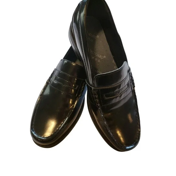 Nunn Bush Loafers Dress‎ Shoes Slip On Comfort Classic Black Mens Size