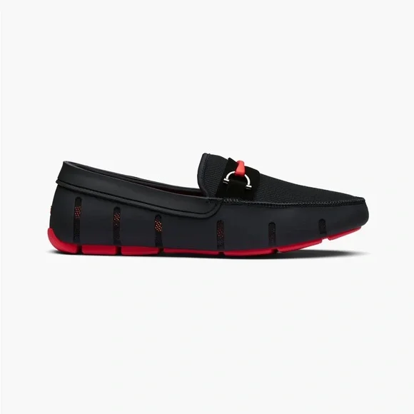 Swims Men’s Sporty Bit Loafer size 8 black red