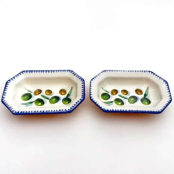 Sardinia Olive Side/Tapas Dishes Pair- Williams Sonoma