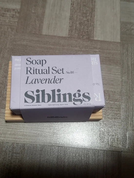 -Siblings Lavender Soap Ritual Set - Lavender