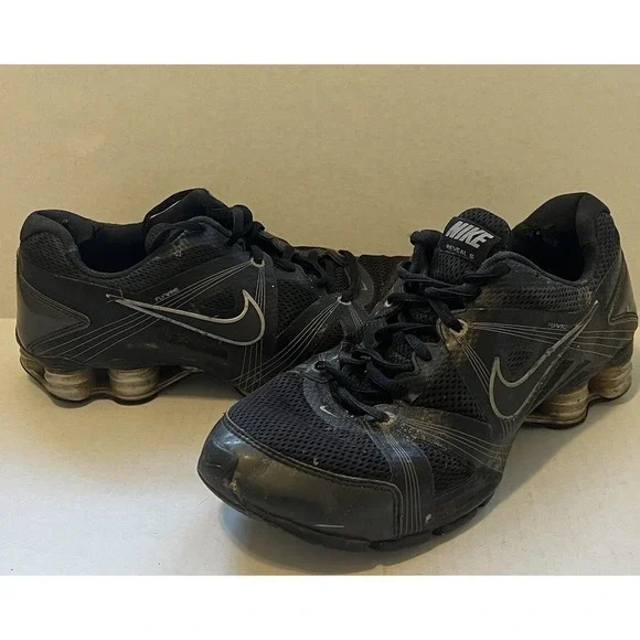 Nike Reveal 5 Black Women's Shox 467270-002 Flywire Athletic 2011 Shoes Size 10