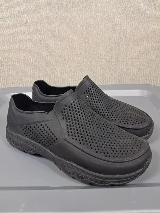 Skechers Foamies Creston Ultra Headlands Shoes Mens 12 Black Slip On Water Clogs