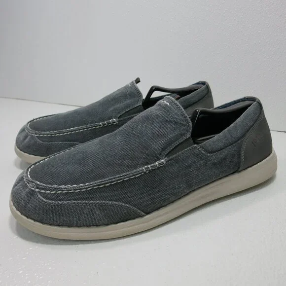 Nunn Bush Canvas Casual Dress Loafers Men's Footwear Moccasins Shoes 12 W
