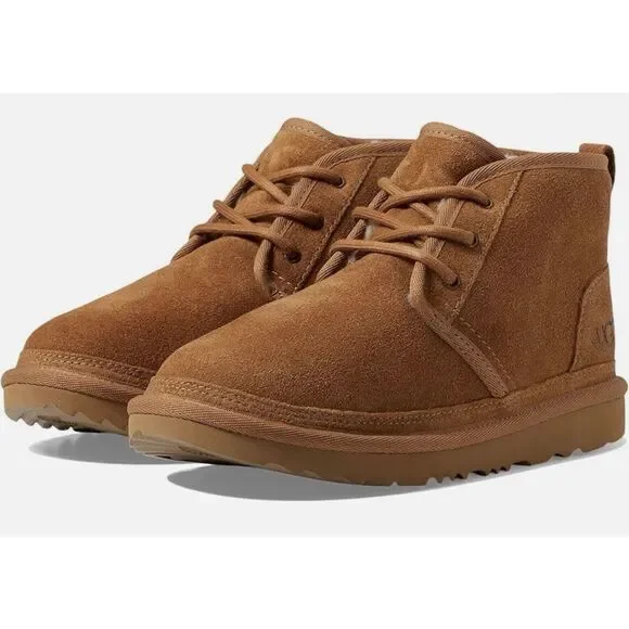 Ugg Neumal 11 chestnut suede boys shearling boot size 3