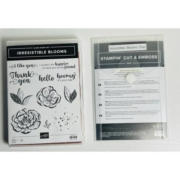 Stampin' Up! Irresistible Blooms &‎ Dies Bundle--Retired