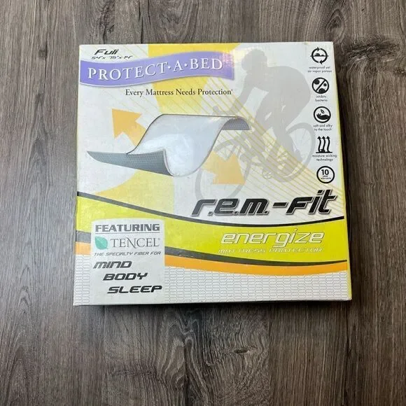 REM-Fit Energize Smooth Mattress Protector Full size