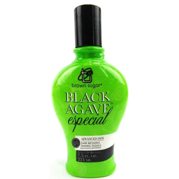 Black Agave Especial‎ Brown Sugar Tanning Bed Lotion 7.5 oz 200X Dark Bronzing