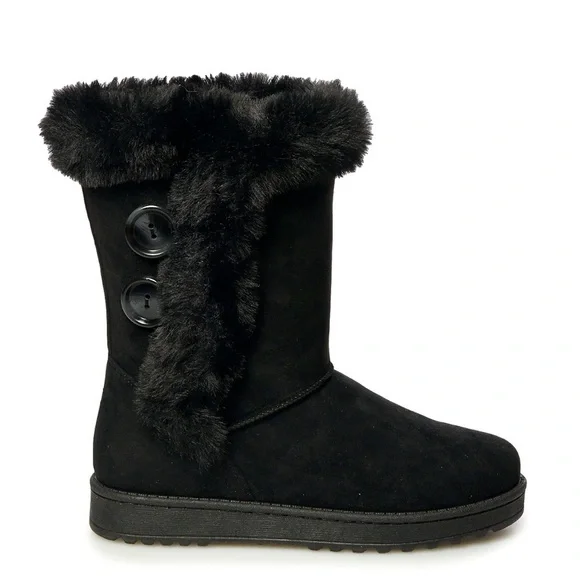 SO Sophia black winter boots. Size 2 youth