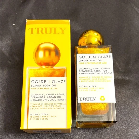 TRULY Golden Glaze Body Oil with Vitamin C New