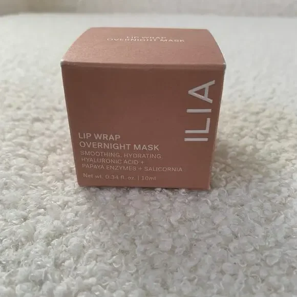 10 ml ILIA Lip Wrap Overnight Lip Mask Smoothing Hydrating Hyaluronic Acid