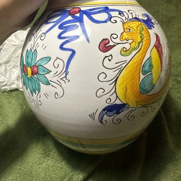 Raffaellesco Ceramic Vase for Williams & Sonoma