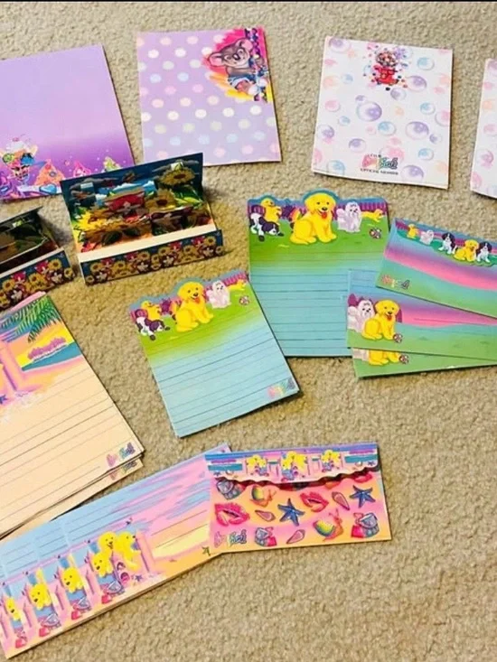 Lisa Frank Vintage Stationery Sets