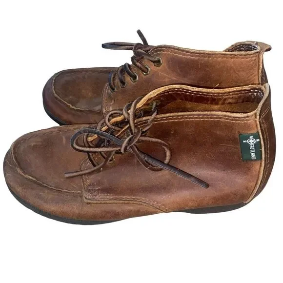 Kid's Eastland Brown Leather Oxford Shoes