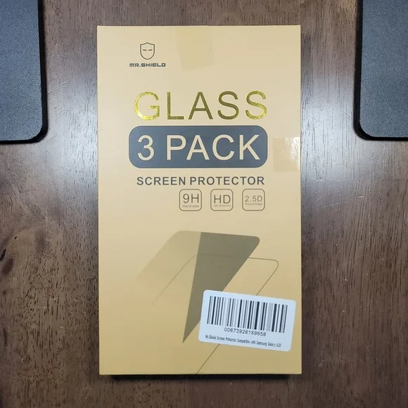 Mr. Shield Glass Screen Protector 3 Pack Samsung Galaxy A20 Brand New Sealed