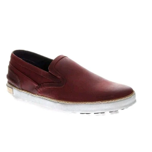Maroon Blackstone Men's Slip on Walking Shoe NWOB Size 12-13