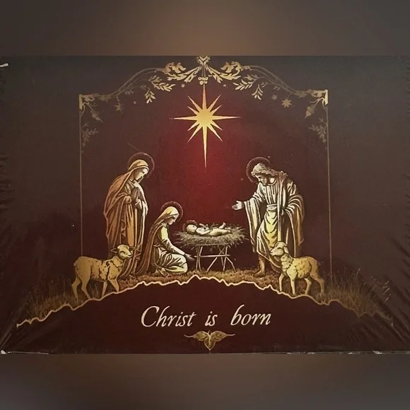 🆕 24 pc Christ is Born Christmas Cards