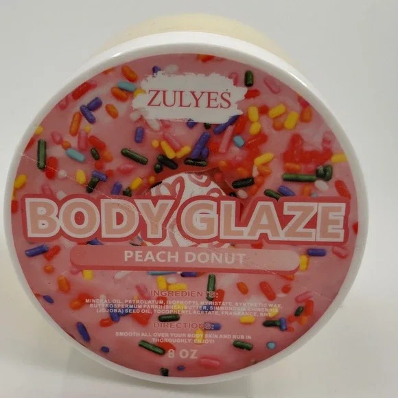 Body Glaze Peach Donut‎ 8 Oz Peach