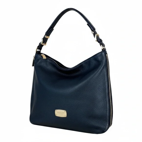 Michael Kors Black Leather Shoulder Bag