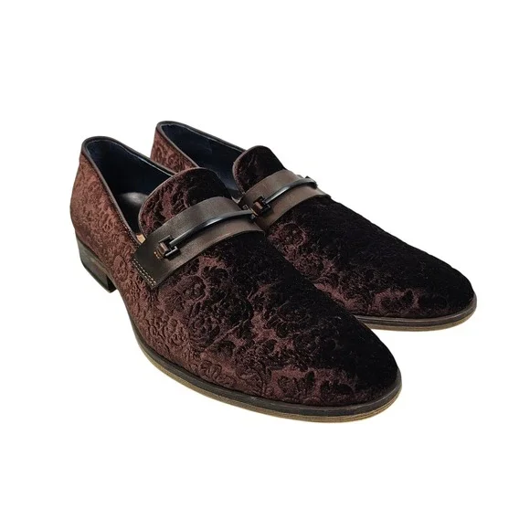 Robert Graham Jozo RG5598S Mens Brown Loafers & Slip Ons Casual Shoes 9.5 R:$268