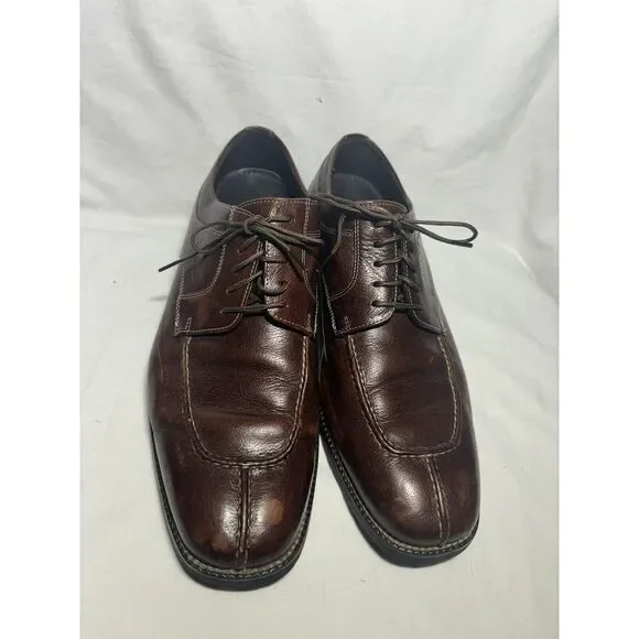 Cole Haan‎ Shoes Mens 10 M Brown Apron Split Moc Toe Brogue GUC S11