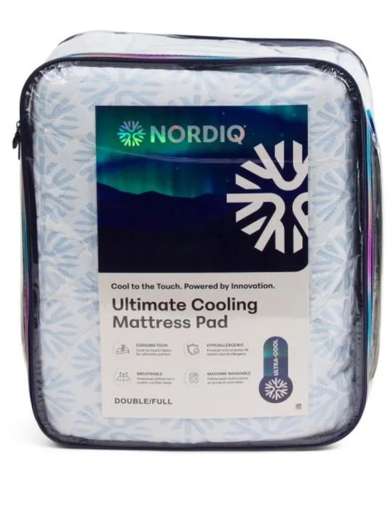 NORDIQ water and stain resistant cooling mattress pad