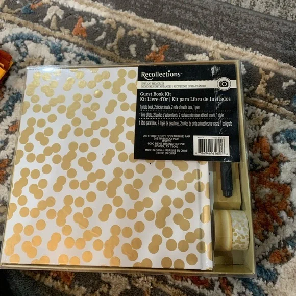Guest Book - Instant Memories - Kit‎ - Party Gold NEW