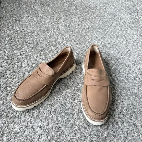 Cole Haan American Classics Penny Loafers Shoe Slip On Brown Leather 8 M New