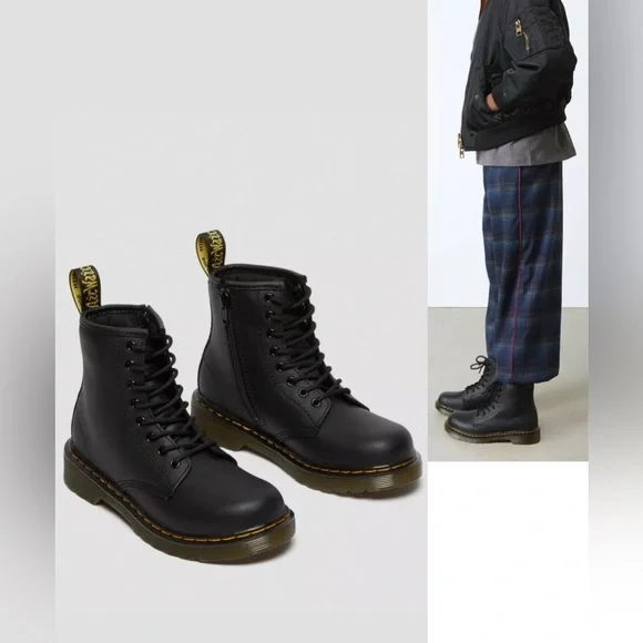 DR. MARTINS 1460 JUNIOR 3Y, flexible cemented sole construction for growing feet