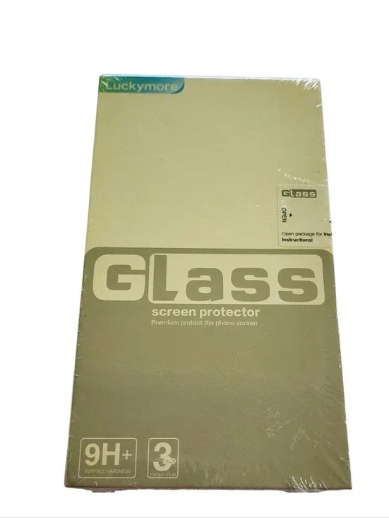 3pc Luckymore Compatible with LG4-6.7 Clear Glass Screen Protector