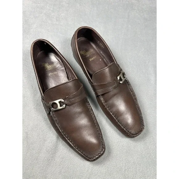 Allen Edmonds Martin Brown Leather Horsebit Loafers Men's Size 10.5 USA