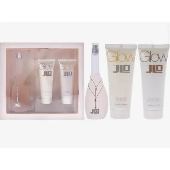 Glow by Jennifer Lopez Fragrance for Women 3 Piece Gift Set