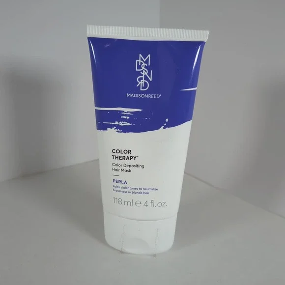Madison Reed Color Therapy Hair Mask Perla 4oz Violet Tone Blonde Hair Brass NEW