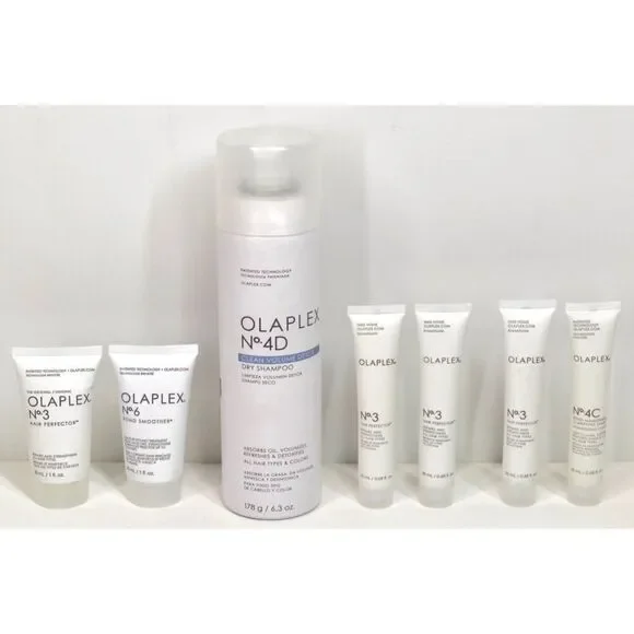 OLAPLEX 7 Piece Hair Care Lot No 3 No 6 No 4D Dry Shampoo Travel Size Set