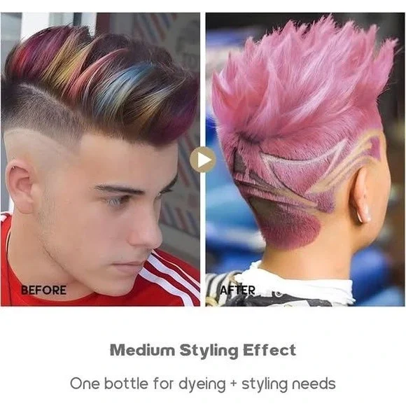 4 PACK MOFAJIANG Pink Hair Wax Temporary Hair‎ Color Styling Dye Cream 200g