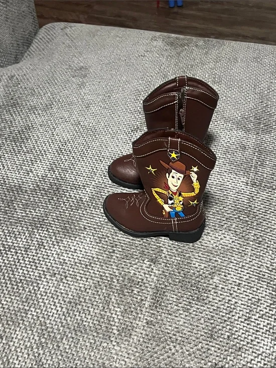 Disney Kids Brown Woody Cowboy Boots