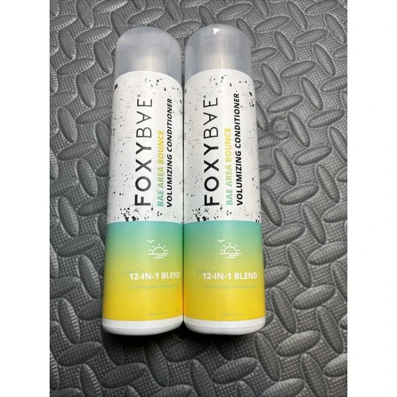 FoxyBae Bae Area Bounce Volumizing Conditioner 12 oz 2 Pack New BB 07/2027