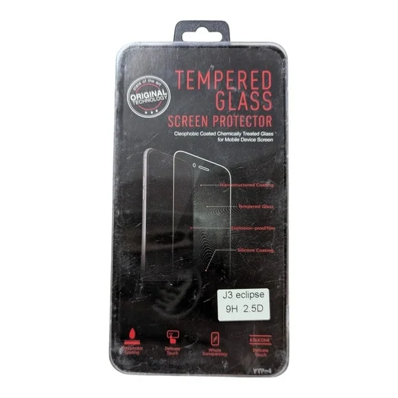 F6.‎ Tempered Glass Screen Protector For Samsung Galaxy J3 Eclipse 9H 2.5D