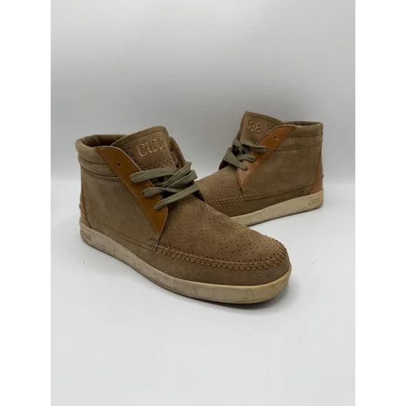 CLAE Romare Hi Lichen Suede Mens CLA01238 Size 11.5 Pre-Owned No Box