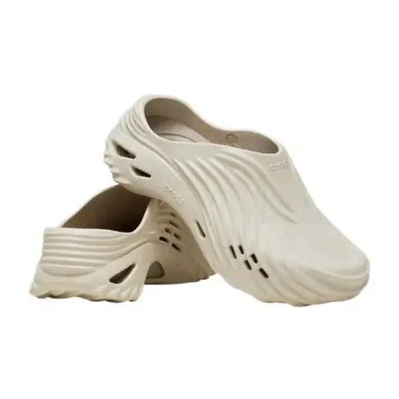 Crocs Echo Wave Almond Tint 210521-0LD Men's Size 11 New Slip On Comfort