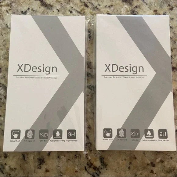 Set - Two 3 Packs Screen Protectors iPhone 12 and iPhone 12 Pro-Tempered Glass