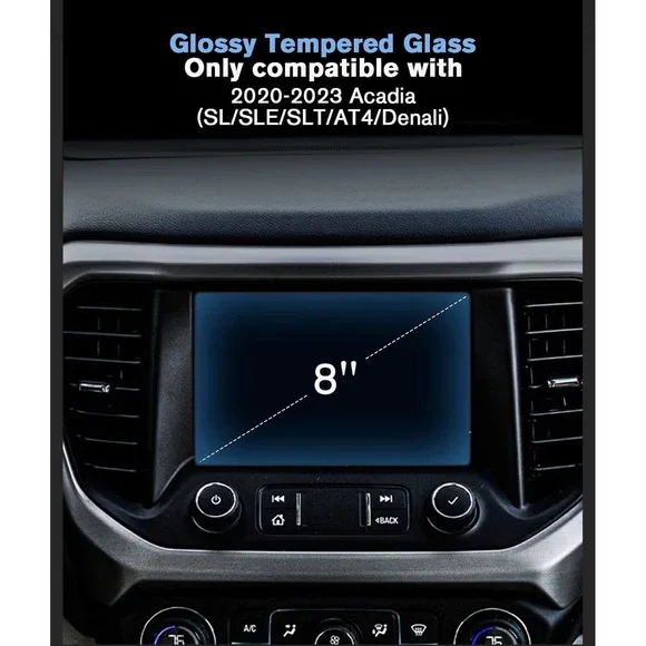 2PCS Car Screen Protector for GMC Acadia (Elevation/AT4/Denali) 2020-2023‎