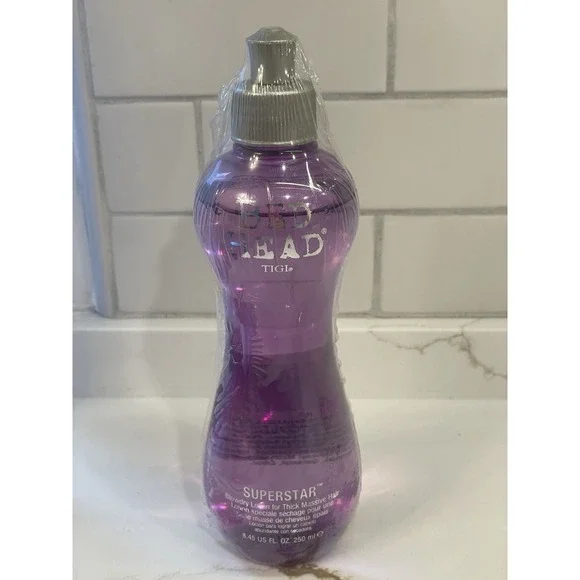 Tigi Bed Head Superstar Blowdry Lotion Thick Massive Hair 8.45 fl oz/250 ml New