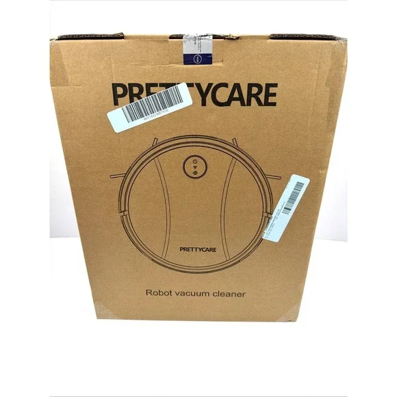 PRETTYCARE‎ C2 Robot Vacuum Cleaner WiFi App Control Self-Charging Black