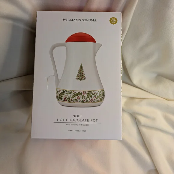 Williams Sonoma Noel Hot Chocolate Pot