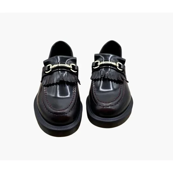 Dr Martens Unisex M 9/10 Adrian Snaffle Smooth Leather Kiltie Casual Loafers