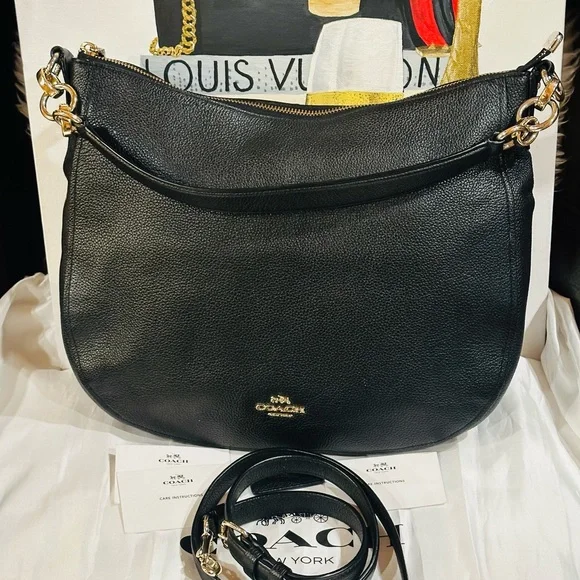 🔥 COACH LEATHER SHOULDER / SLING BAG 2 WAY W/ DUST BAG