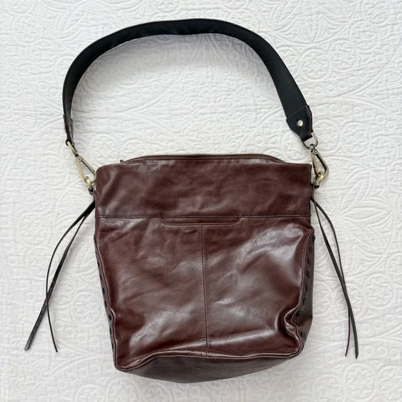 Hobo International Canyon Leather Shoulder Bag, Dark‎ Brown