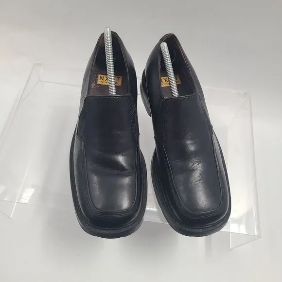 Nunn Bush Nxxt Men’s Black Leather Slip On Loafer size 9 Style 114462
