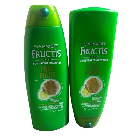 Garnier Fructis Fall Fight Shampoo & Conditioner Set 13oz Discontinued HTF